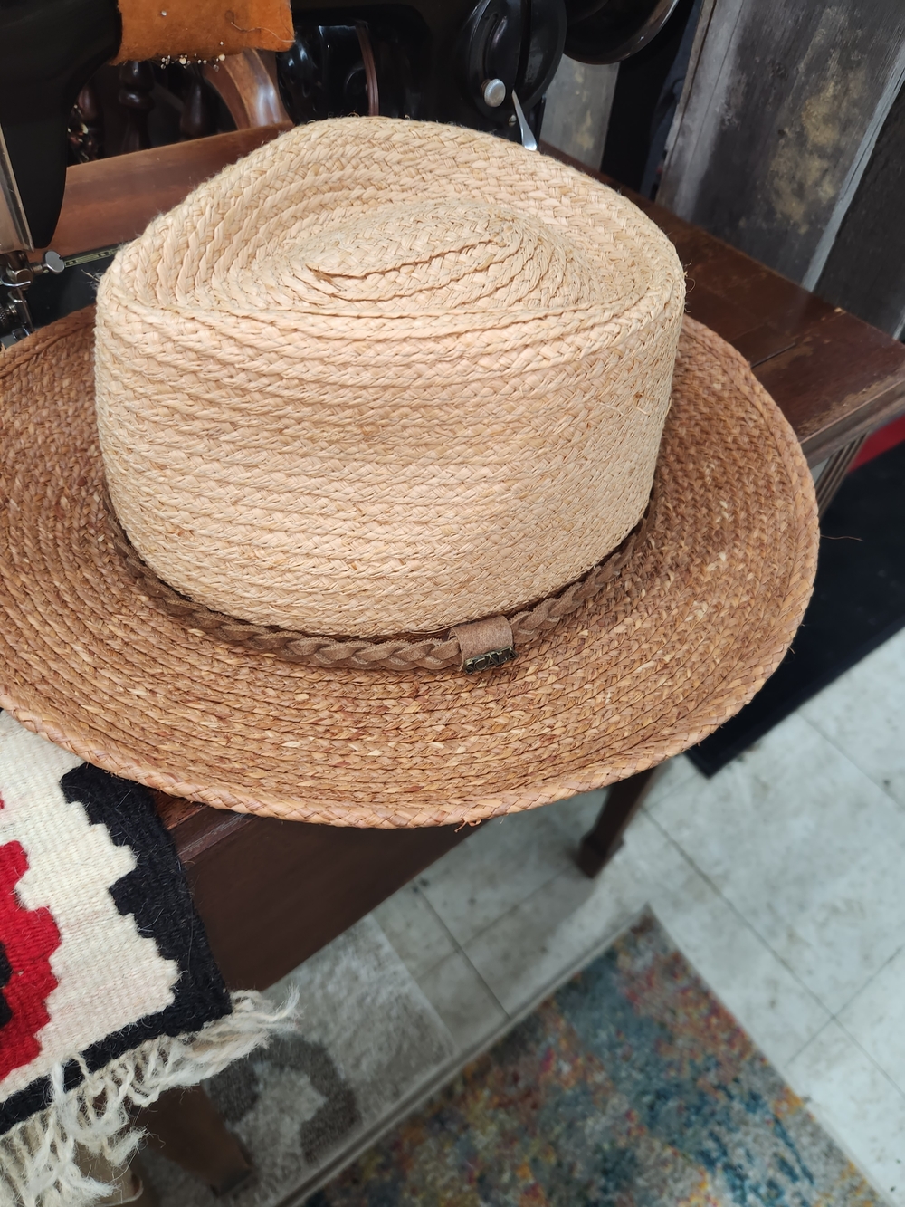 Handmade Scala Hat- Tan Brown